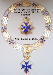 Gran Collare Ordine Militare del SS. Salvatore e di S. Brigida di Svezia