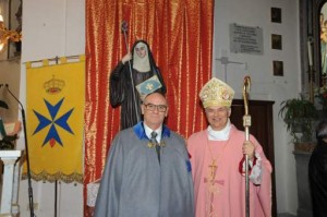 Ordine Santa Brigida. Il Gran Maestro e S. E. Mons Cornacchia